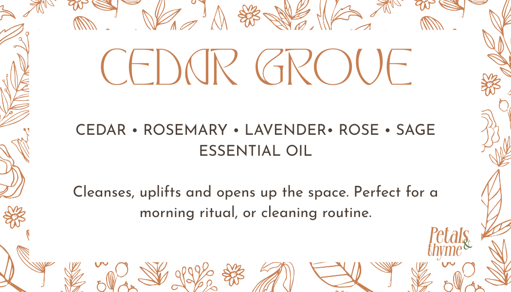 Cedar Grove Incense Cones